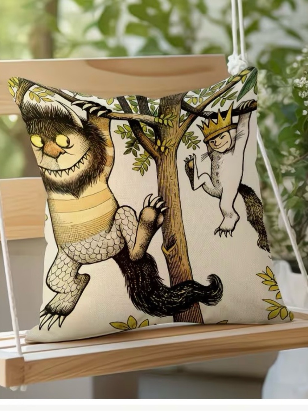 Where The Wild Things Are Pillow Cover Max Monster Nursery Decor 18”x 18”